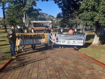 Laranjeiras se mobiliza no Dia Estadual de Combate ao FeminicÃ­dio 
